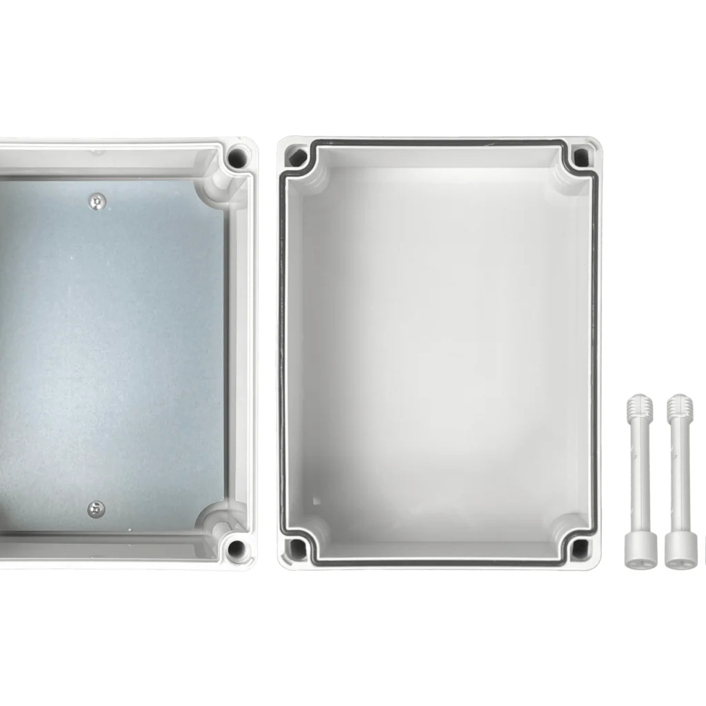 Imagen 2 de TIBOX 150x200x130mm Tapa-Gris Caja Gris Plastica IP66 RoHS