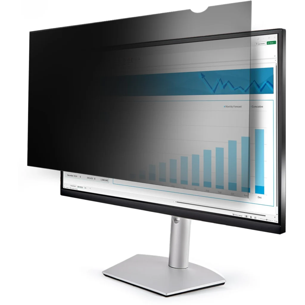 StarTech.com Filtro de Privacidad para Monitor de 27IN Universal Mate o Brillante con Reducción de Luz Azul  (PRIVSCNMON27) - Filtro de confidencialidad de pantalla - 27" de ancho - transparente - Conforme a la TAA - para P/N: ARMPIVOTE2, ARMUNONB1, FPPNEUSTND