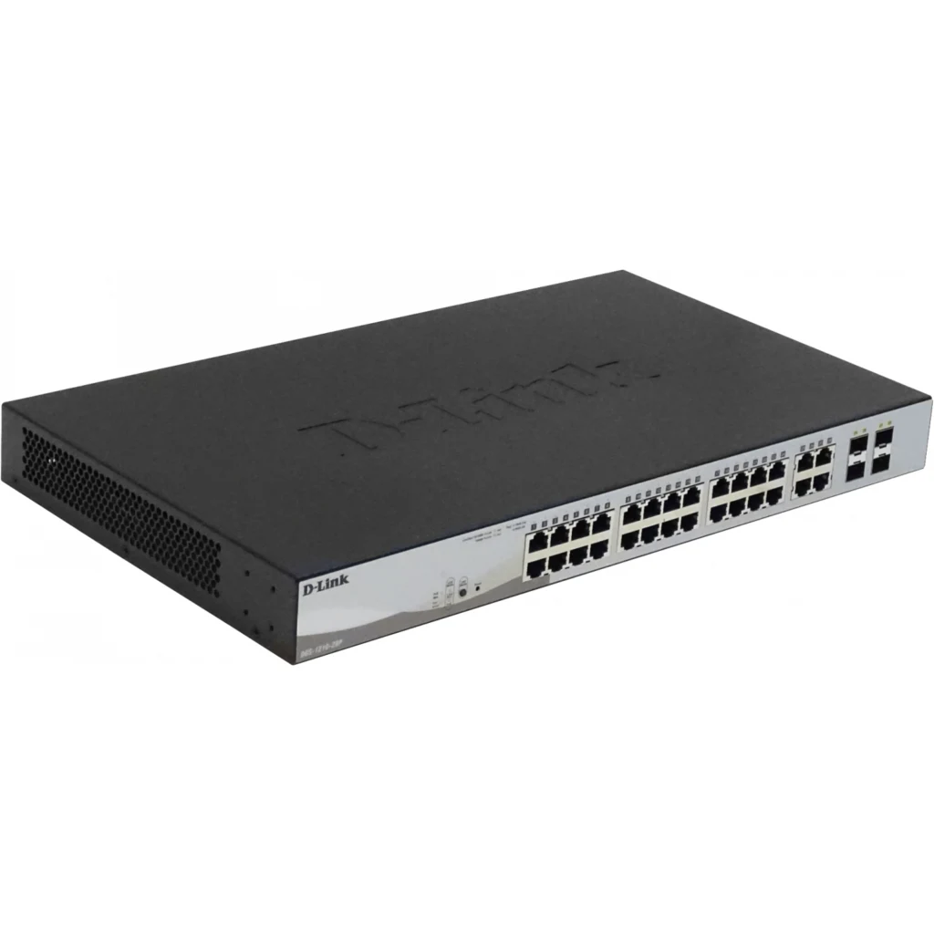 Imagen 1 de Switch D-Link DGS-1210-28 20 Puertos Gestionable - 20 x POE - 4 x POE+ 4 x Expan