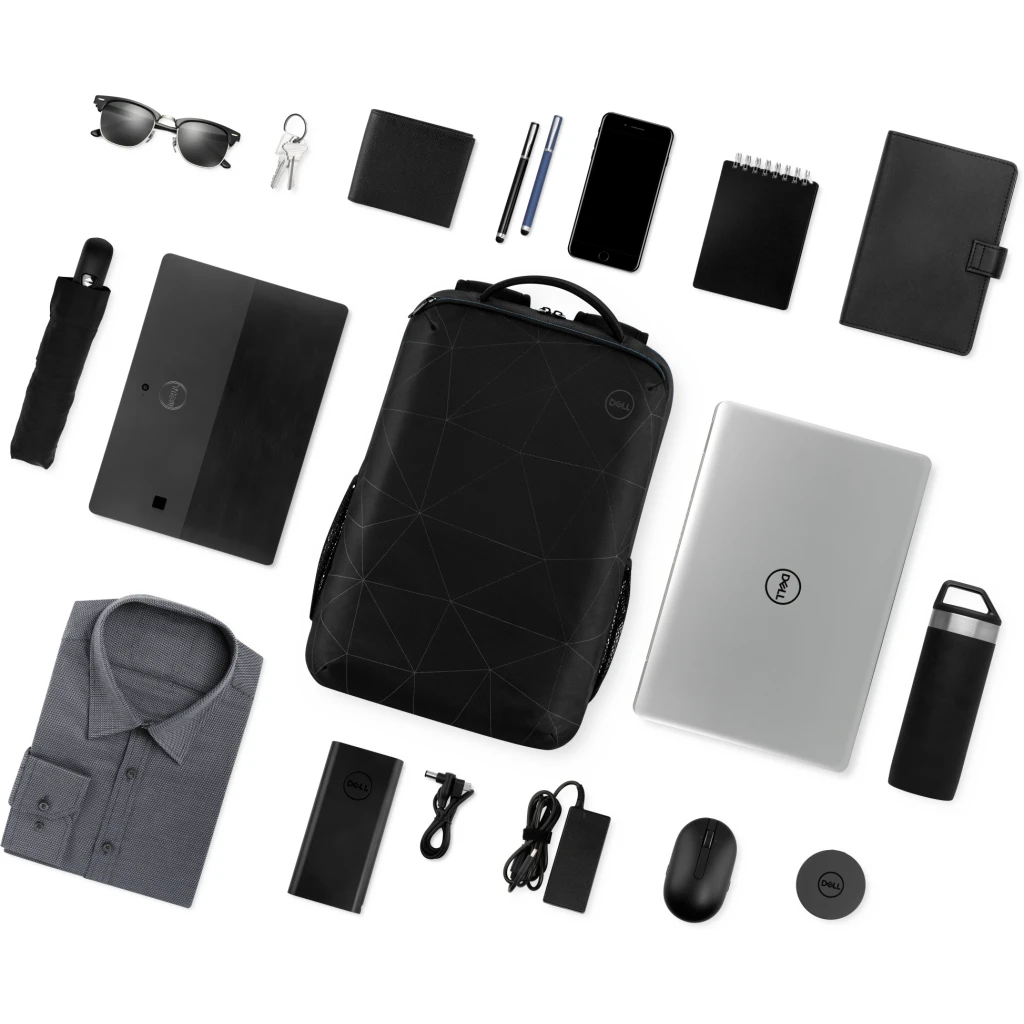 Imagen 12 de Mochila Notebook Dell Essencial hasta 15.6" Resist al agua Vol 20Lt Color negro
