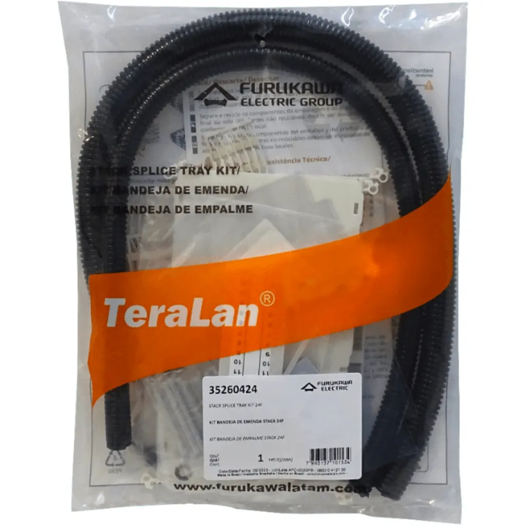 Imagen 2 de FURUKAWA Kit 24-fibras Bandeja Empalme para DIO B48 35260424 TeraLan