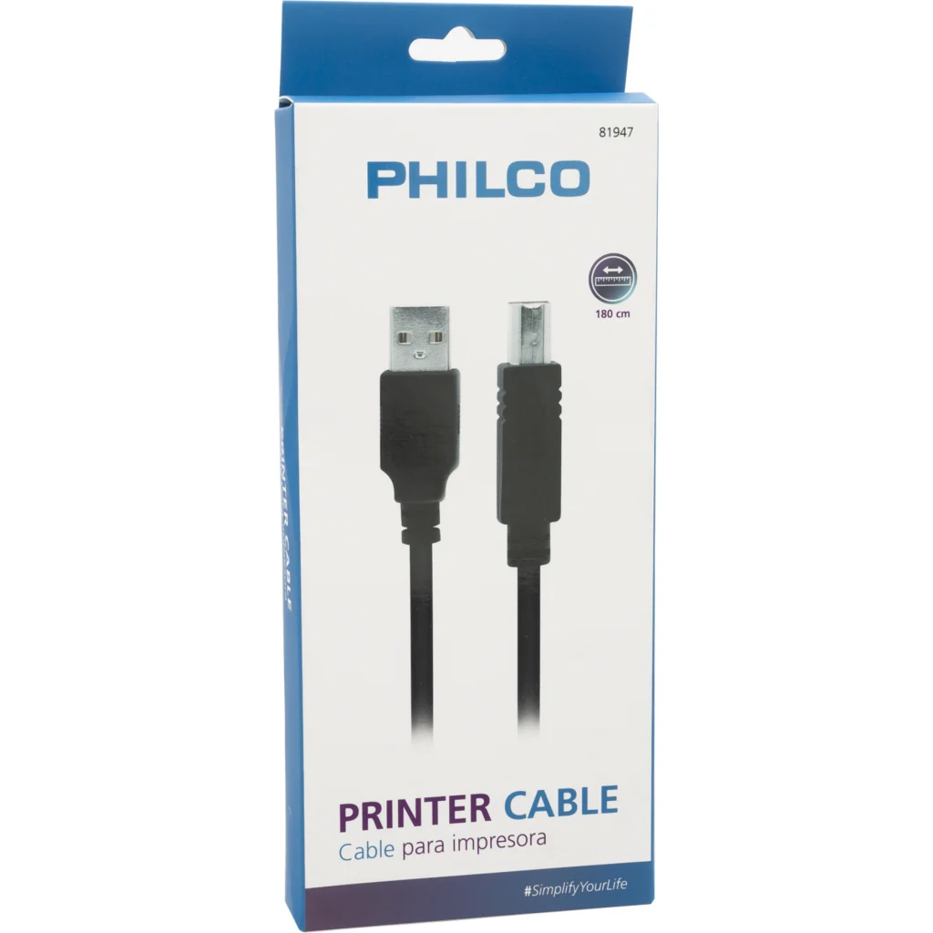 Imagen 1 de CABLE PARA IMPRESORA 1.8MTS.