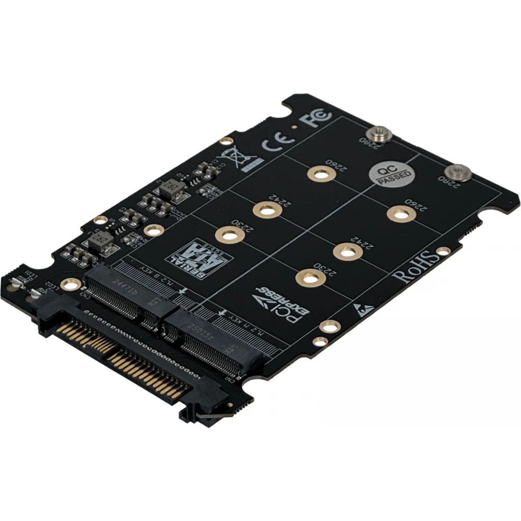 Imagen 3 de Adaptador M.2 SSD a U.2 SFF-8639 1-NVME 1-NGFF