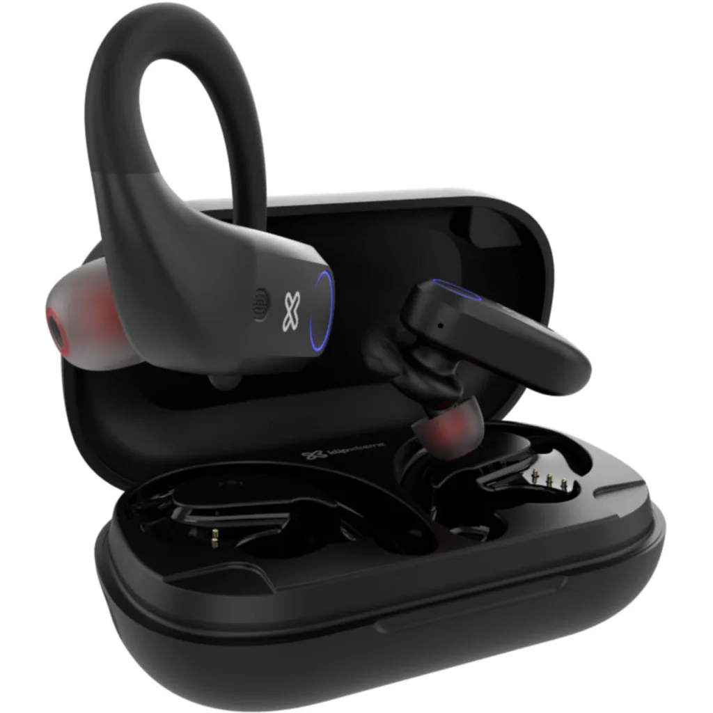 Imagen 1 de Audífonos Inalámbricos KlipX KTE-500BK, Deportivos TWS Bluetooth Negro
