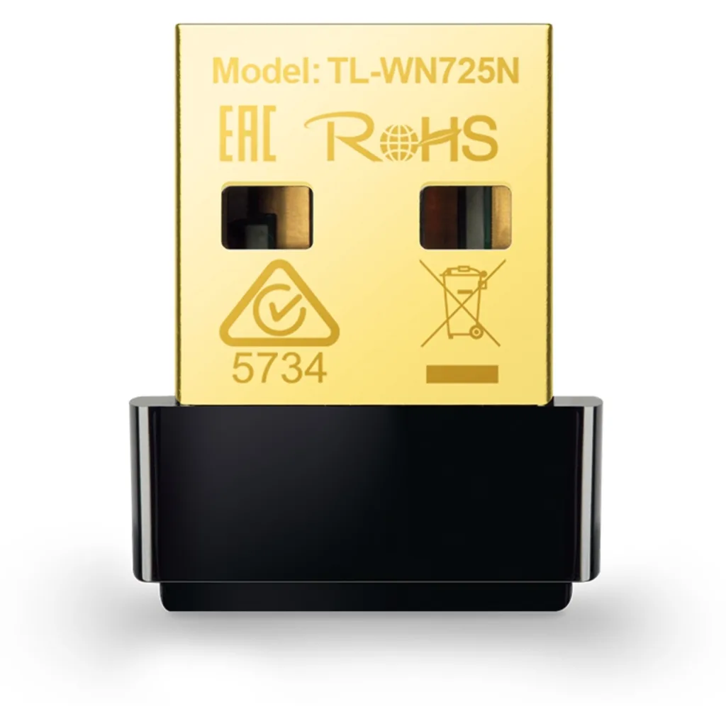 Adaptador Inalámbrico TP-Link USB nano v2.0 Velocidad Inalámbrica hasta 150Mbps