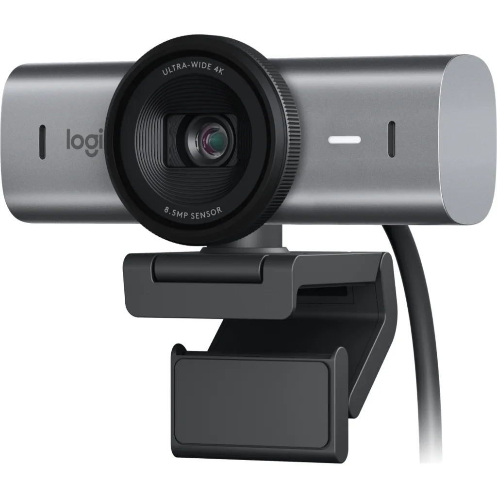 Cámara Web Logitech MX BRIO, 4K UHD Comp. Teams, Zoom Google Meet, Streamlab OSB