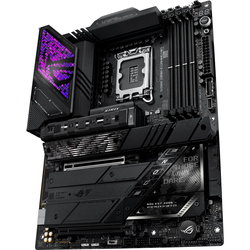 Imagen 2 de Tarjeta Madre Asus ROG Strix Z890-E Gaming WiFi LGA1851 4*DDR5 7*M.2 DP HDMI ThB