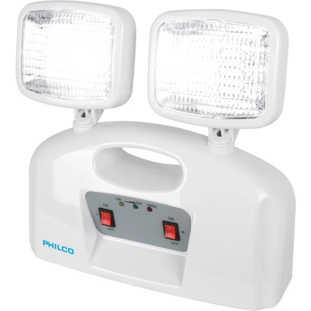 Imagen 2 de Lámpara de Emergencia Philco, 2 Focos, 9 LED c/u