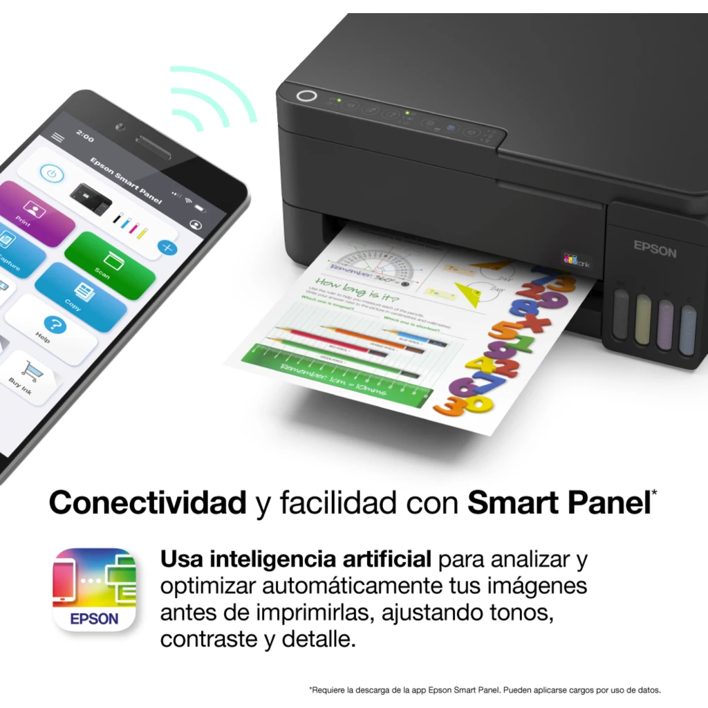 Imagen 4 de Impresora Multifunción Epson EcoTank L3350, Tanques de Tinta Color WiFi USB2.0