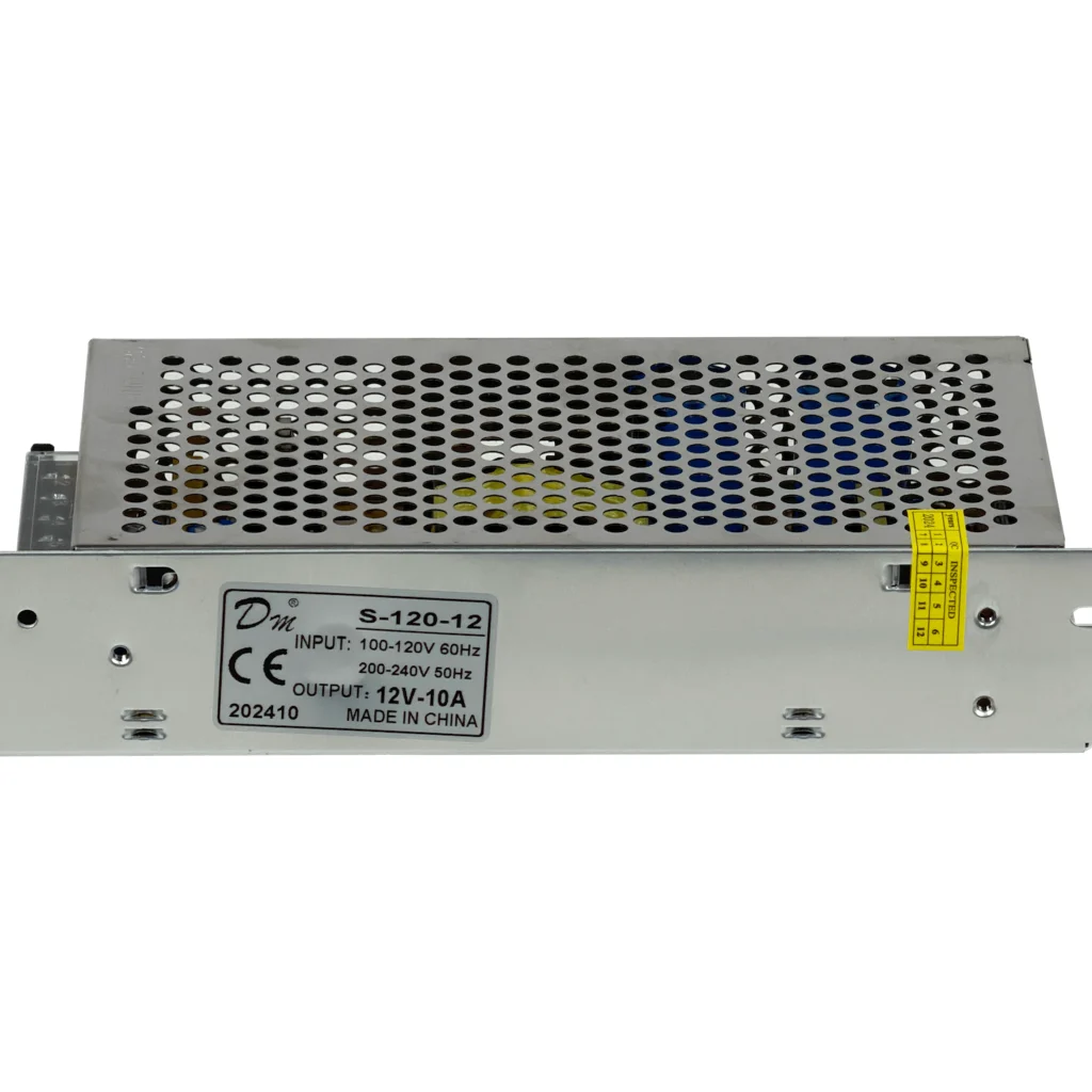 Imagen 1 de HT-120W. 12VDC 10A 120W Fuente Poder Ajustable Regleta interior