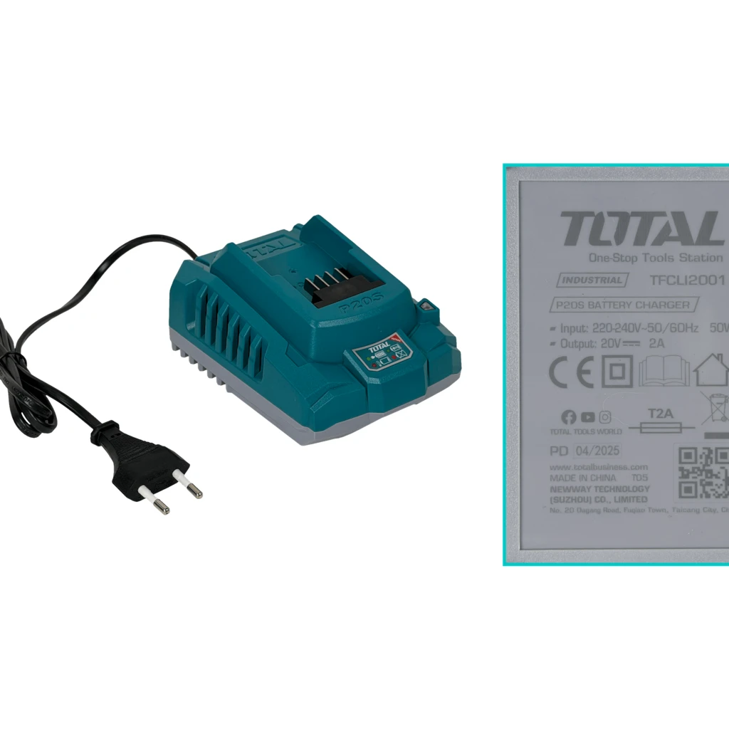 Imagen 4 de TOTAL Atornillador de impacto inalambrico Hexagonal 1/4 TIRLI2002 P20S