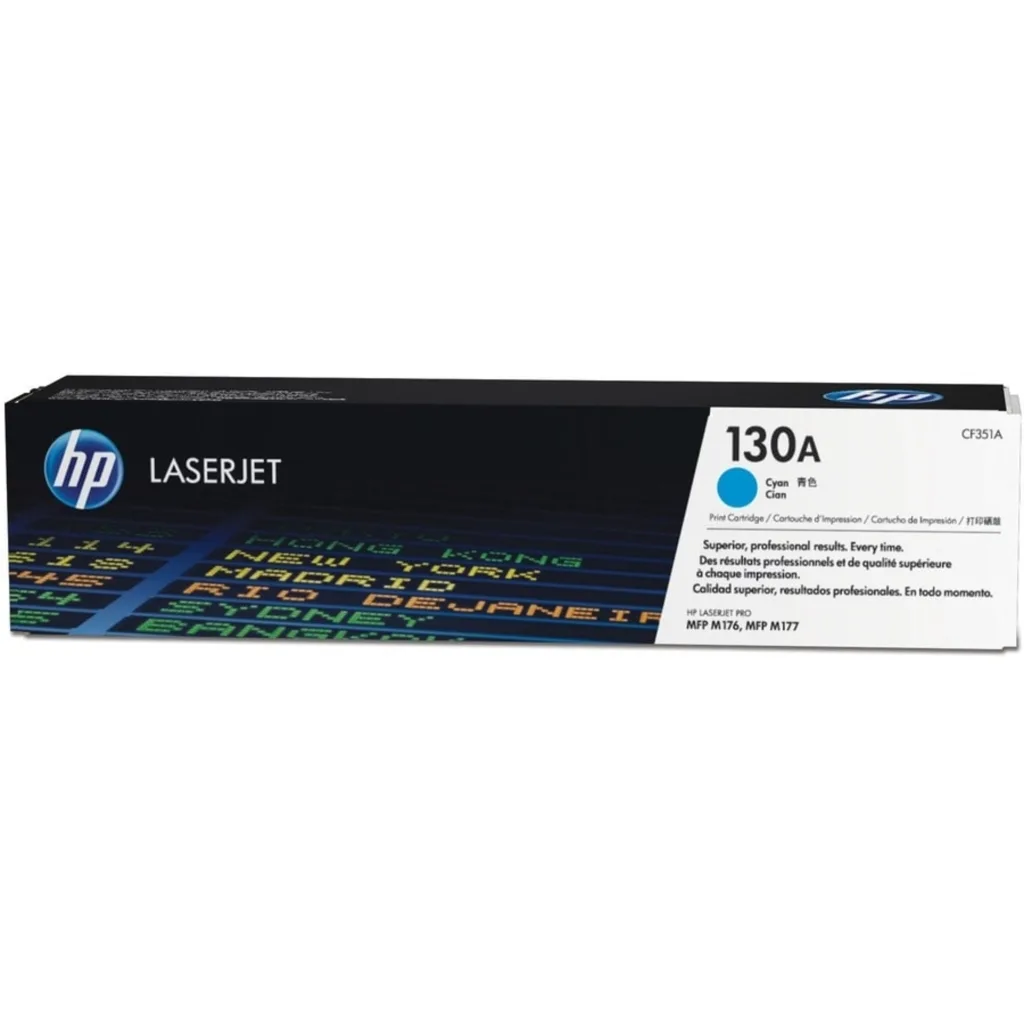 Toner HP 130A Cyan para Imp LaserJet Pro MFP M177fw-M176n 1000 Páginas