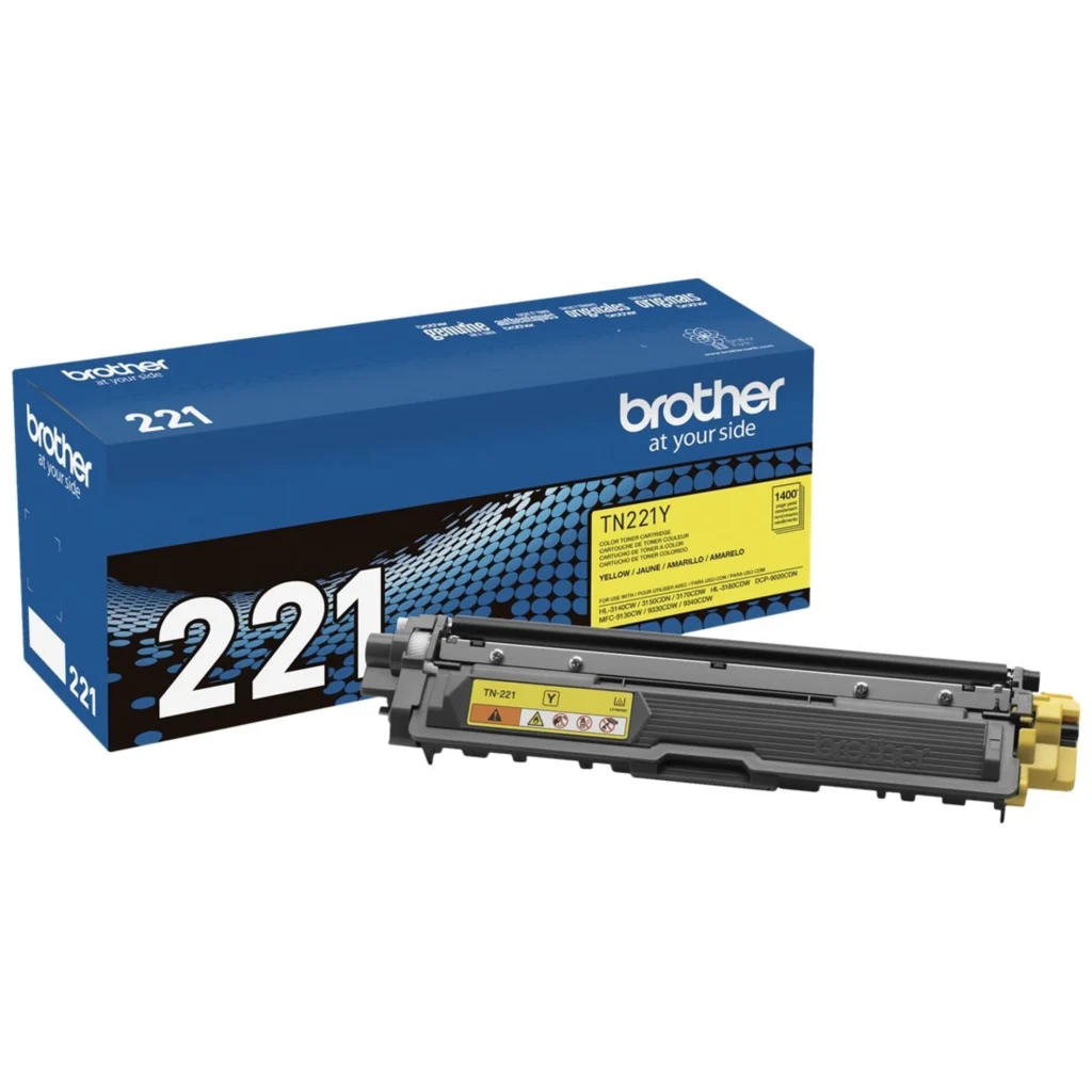 Imagen 3 de Toner Brother TN-221Y Amarillo DCP 9020/MFC-9330CDW, 1.400 Páginas