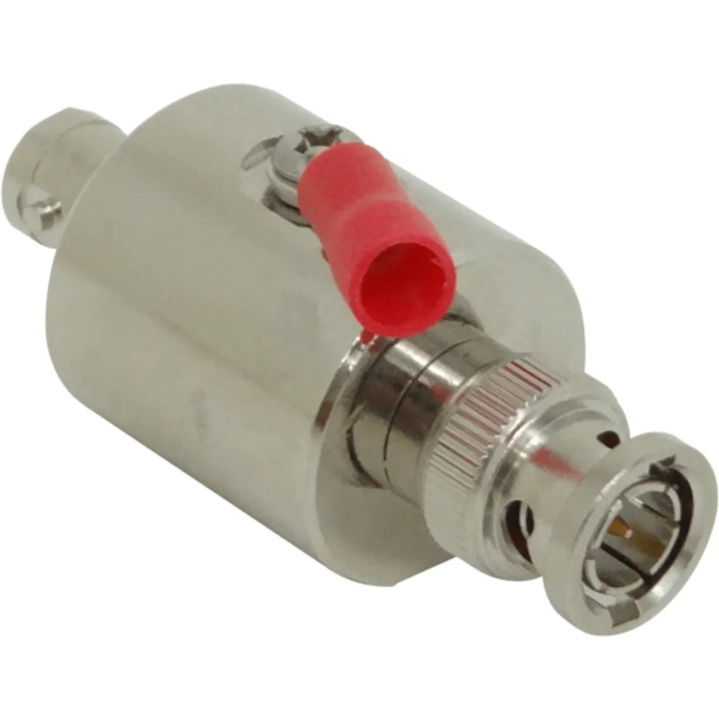 Protector Pararrayo BNC-M BNC-H 0-3GHz 50/75ohm Surge 58mm-largo Sobre