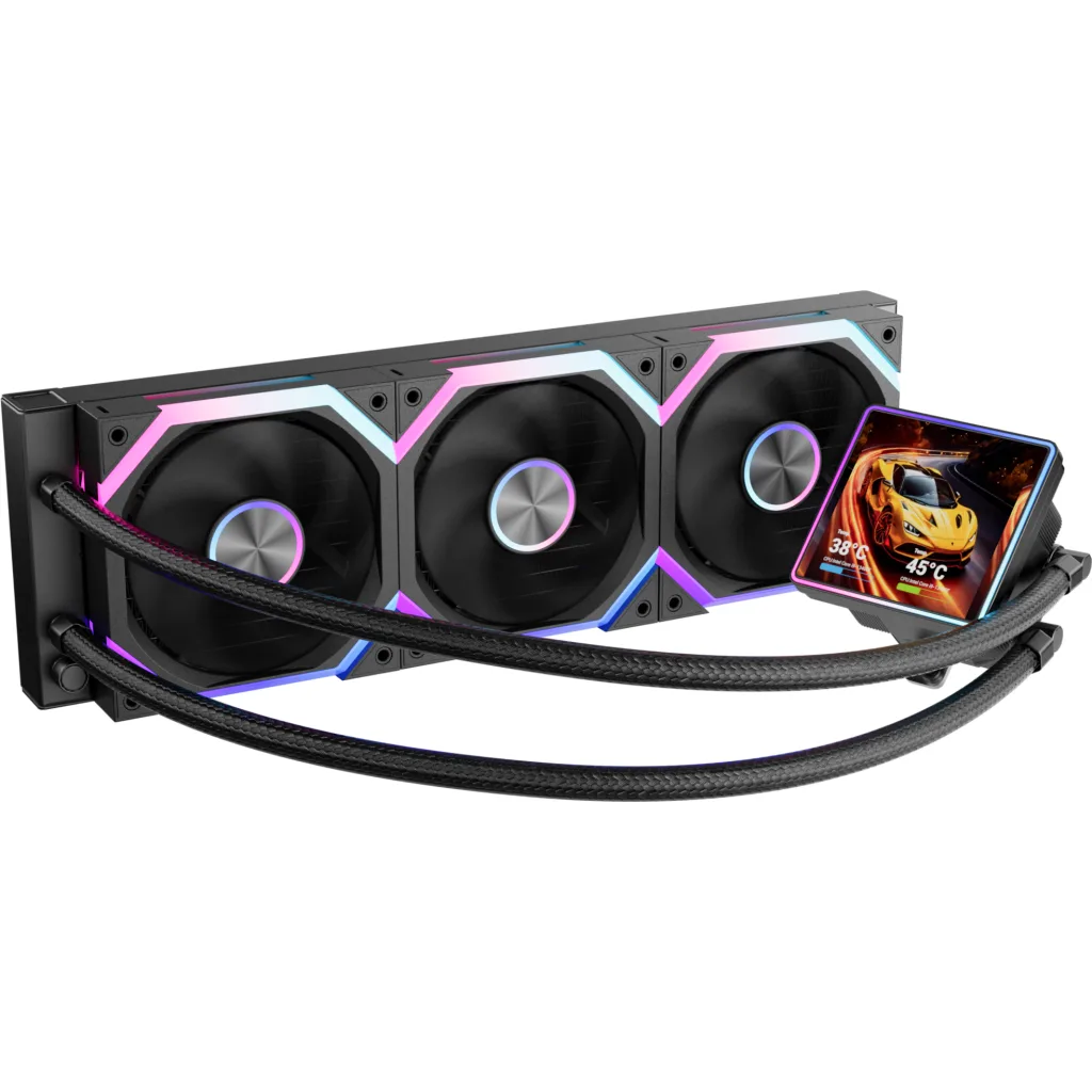 Imagen 3 de VENTILADOR CPU WATER COOLING TITAN C PANTALLA 5,7" ARGB