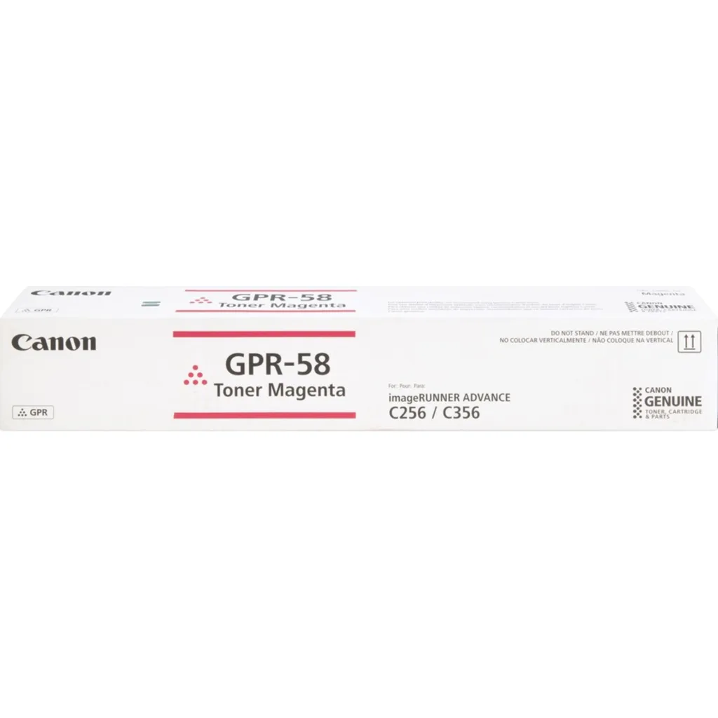 CANON TONER GPR 58 MAGENTA RENDIMIENTO 18000 PAGINAS