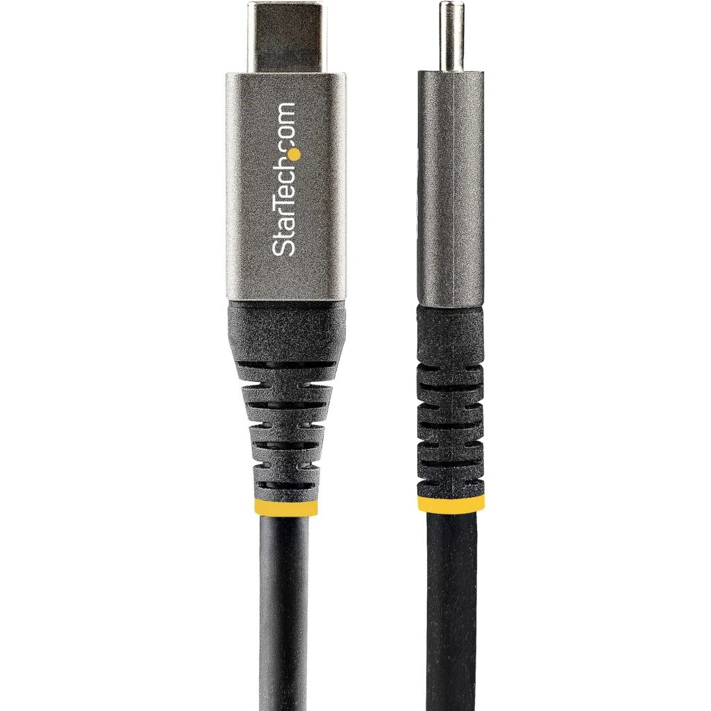 Imagen 2 de Cable USB Tipo-C 3.2 Gen1 M/M 5Gbps PD 100W 5A Modo Alto DP 2mt Negro - StarTech