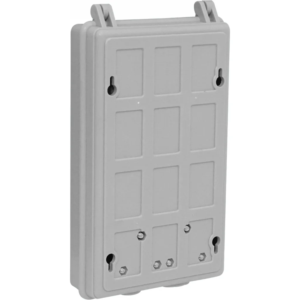Imagen 4 de 24-Manguito 8-CL-Rectangular IP52 Caja Gris Terminacion Fibra NAP