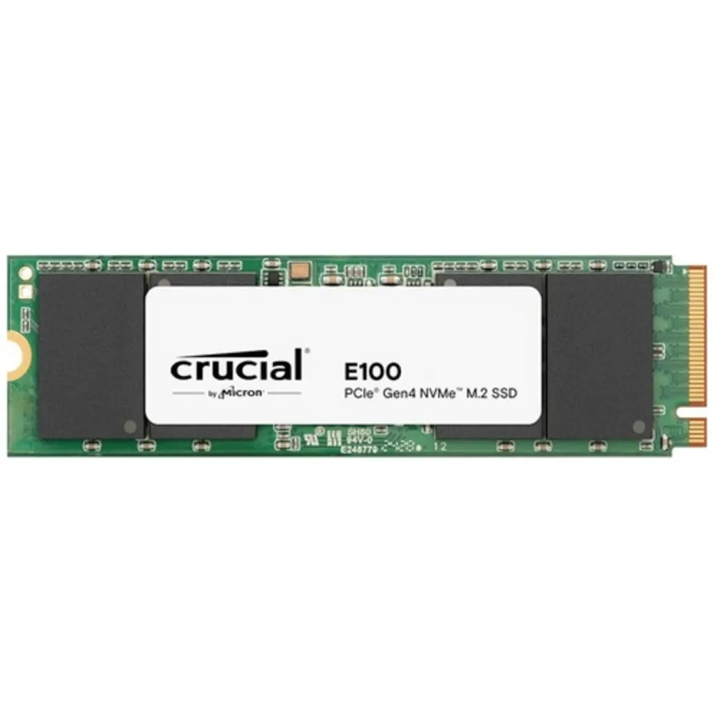 Unidad SSD Crucial E100 1TB M.2 22*80 PCIe G4.0 NVME Lec 5000MB/s Esc 4500MB/s