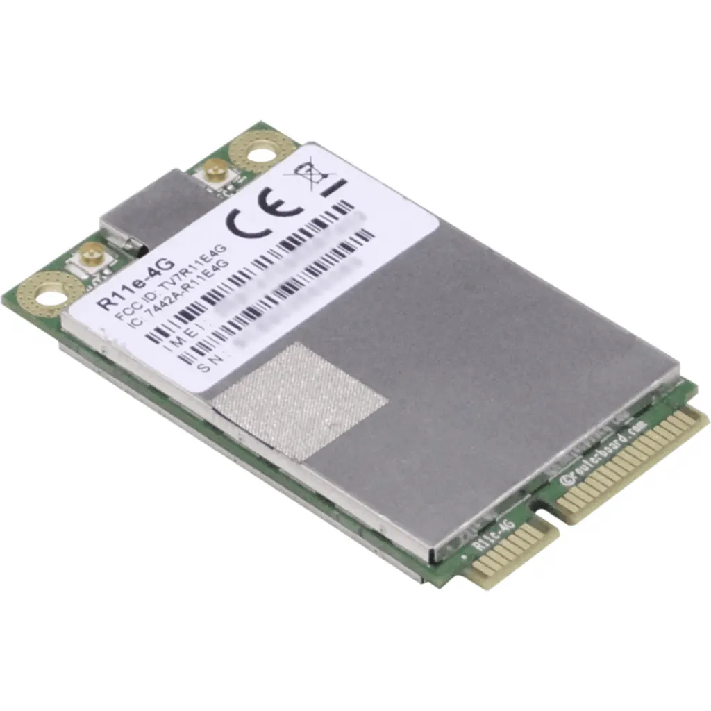Imagen 2 de MIKROTIK 2-u.FL LTE Cat4 1800 2600 800 450 2500 3500 3700MHz miniPCIe
