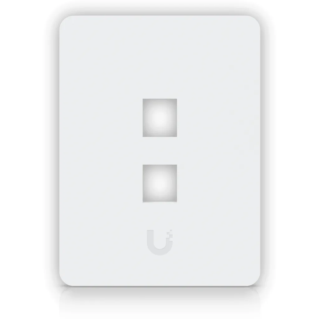 Imagen 2 de UI 1-unidad Blanco 2-Keystone Vertical Faceplate Pintable 118x88mm