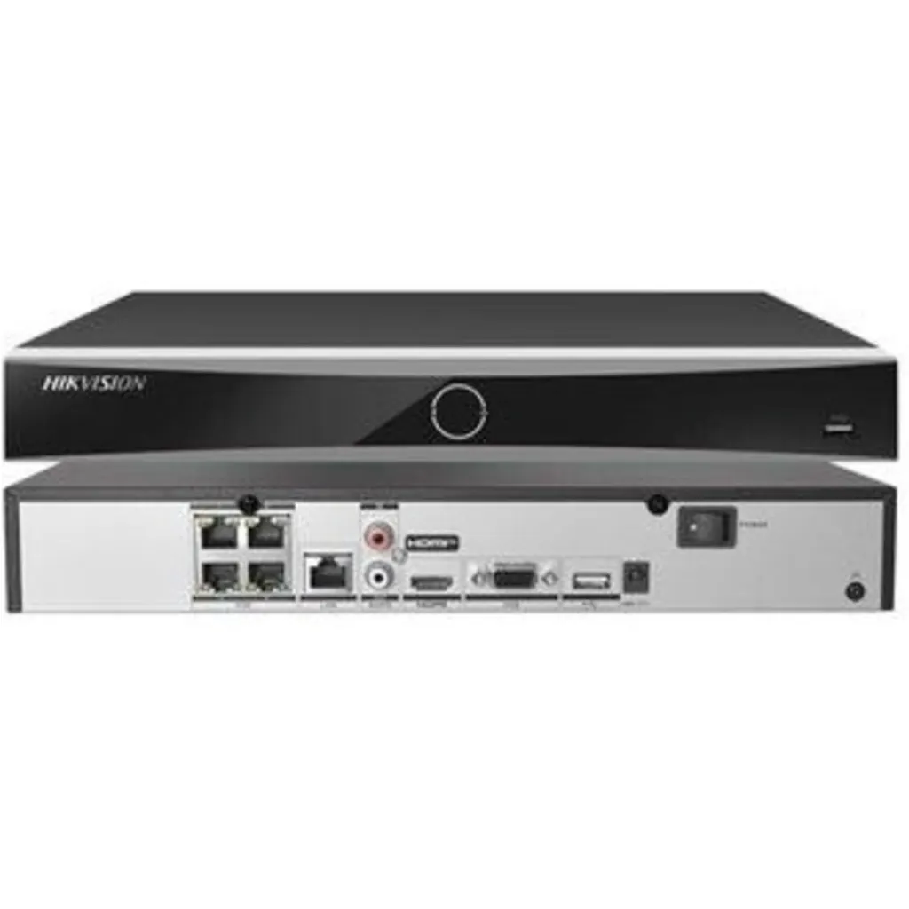 NVR Hikvision Standalone K Serie AcuSense 4 Canales 4K PoE 1U 