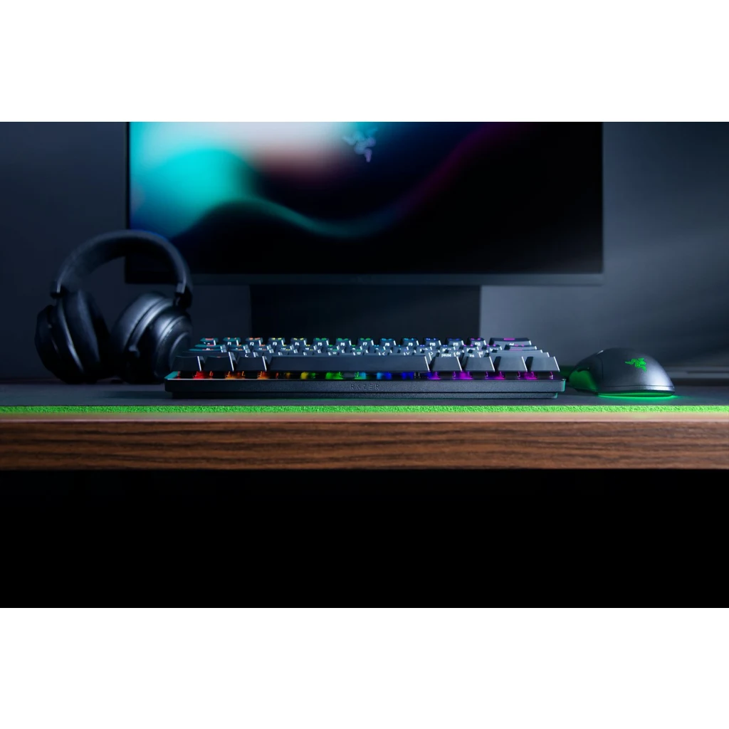 Imagen 2 de Razer Huntsman Mini Black / Clicky Optical Purple Switch / Espanol (RZ03-0339290