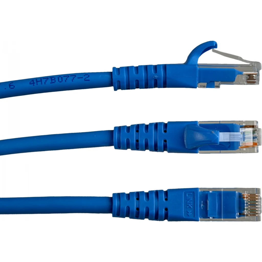 Imagen 4 de Cable de Red Categoria 6 U/UTP Azul Longitud 10 metros LSZH Patch Iny. Multif.