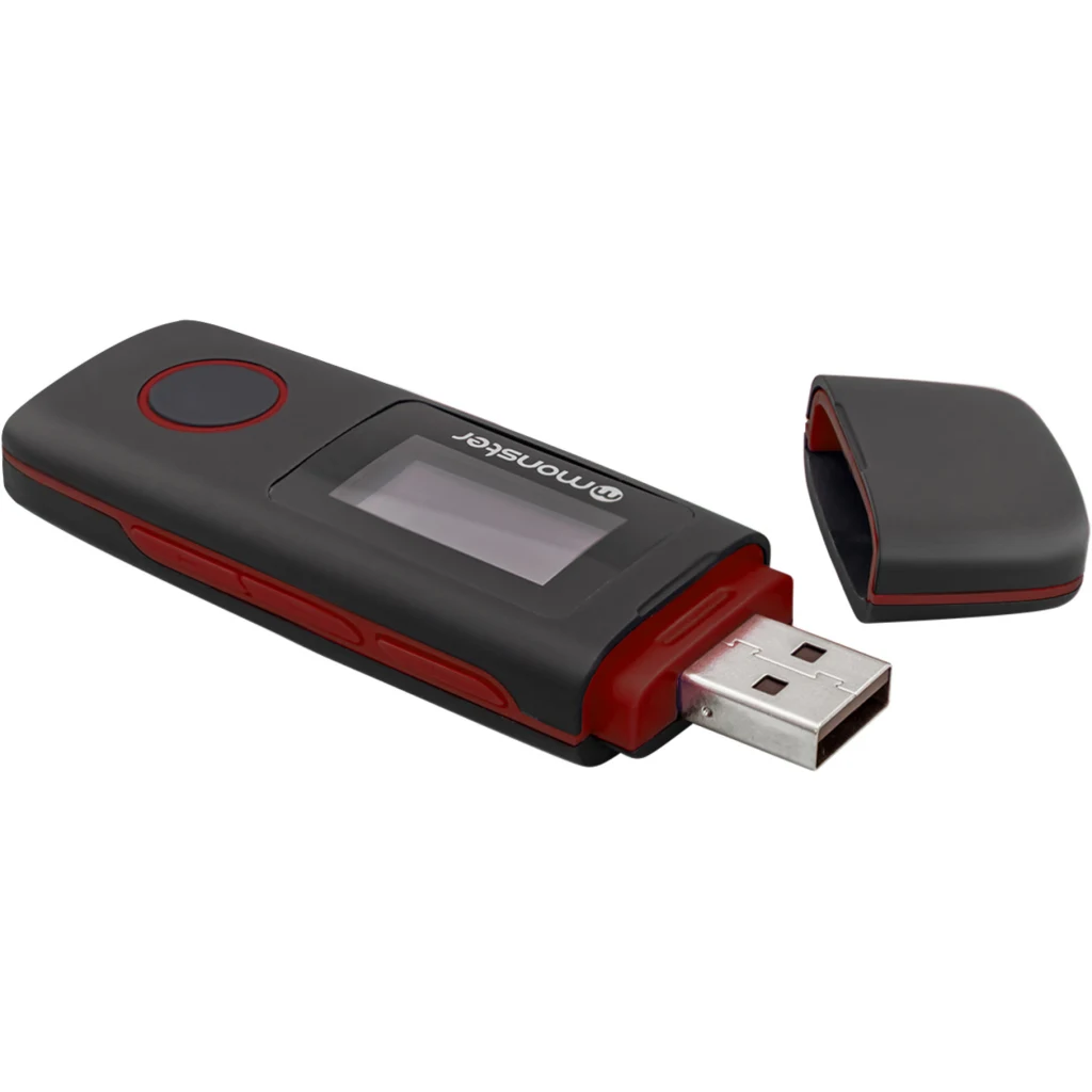 MX087RD REPRODUCTOR MP3 ROJO MONSTER AUDIO