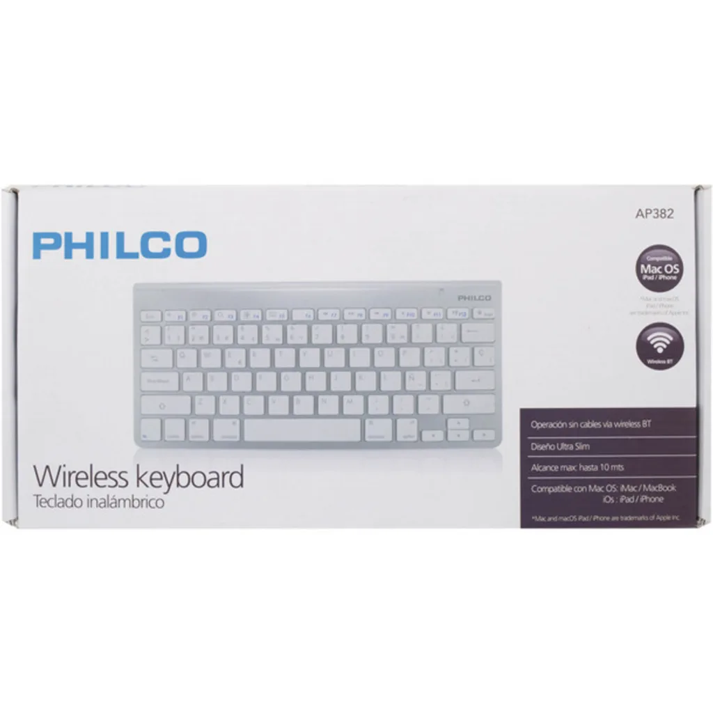 Teclado Inalámbrico para Apple Compatible con MacOs iMac Macbook 78 Teclas