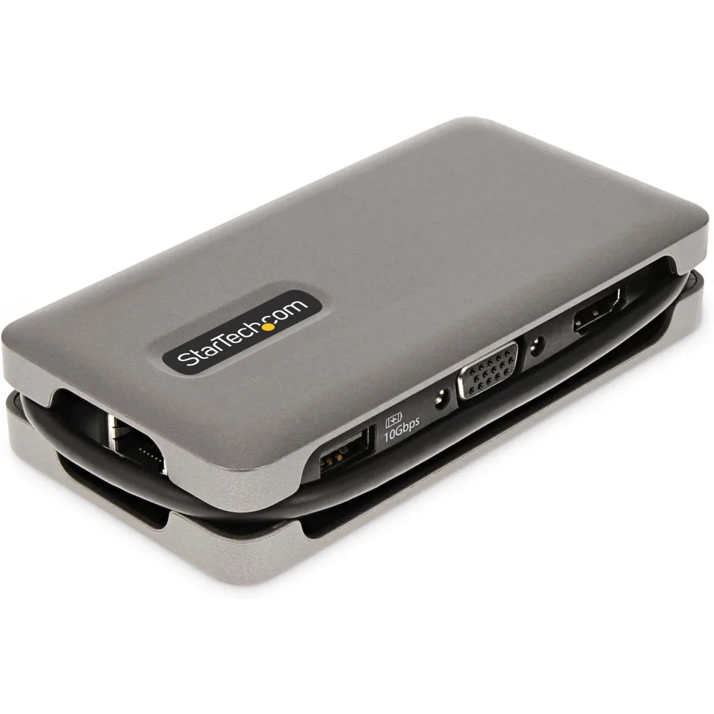Imagen 2 de Docking Station StarTech USB-C a HDMI VGA 2*USB-A3.2 USB-C3.2 USB-C PD, LAN