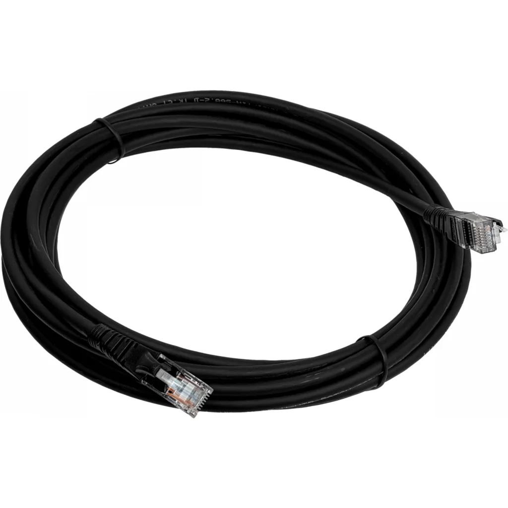 Imagen 1 de Cable de Red Linkmade Cat5e LSZH Inyectado Multifilar Longitud 5 Metros Negro