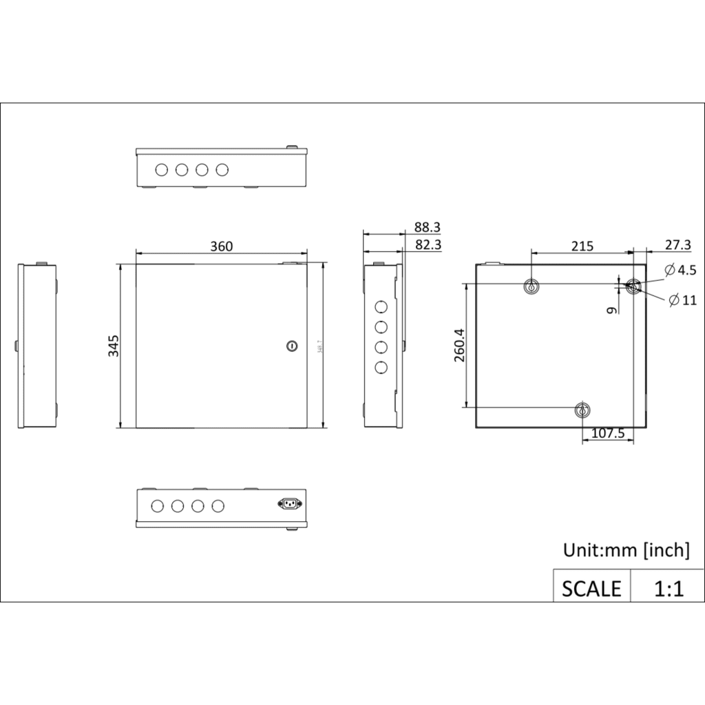 Imagen 6 de Controlador Hikvision para 4 puertas / Incluye Gabinete