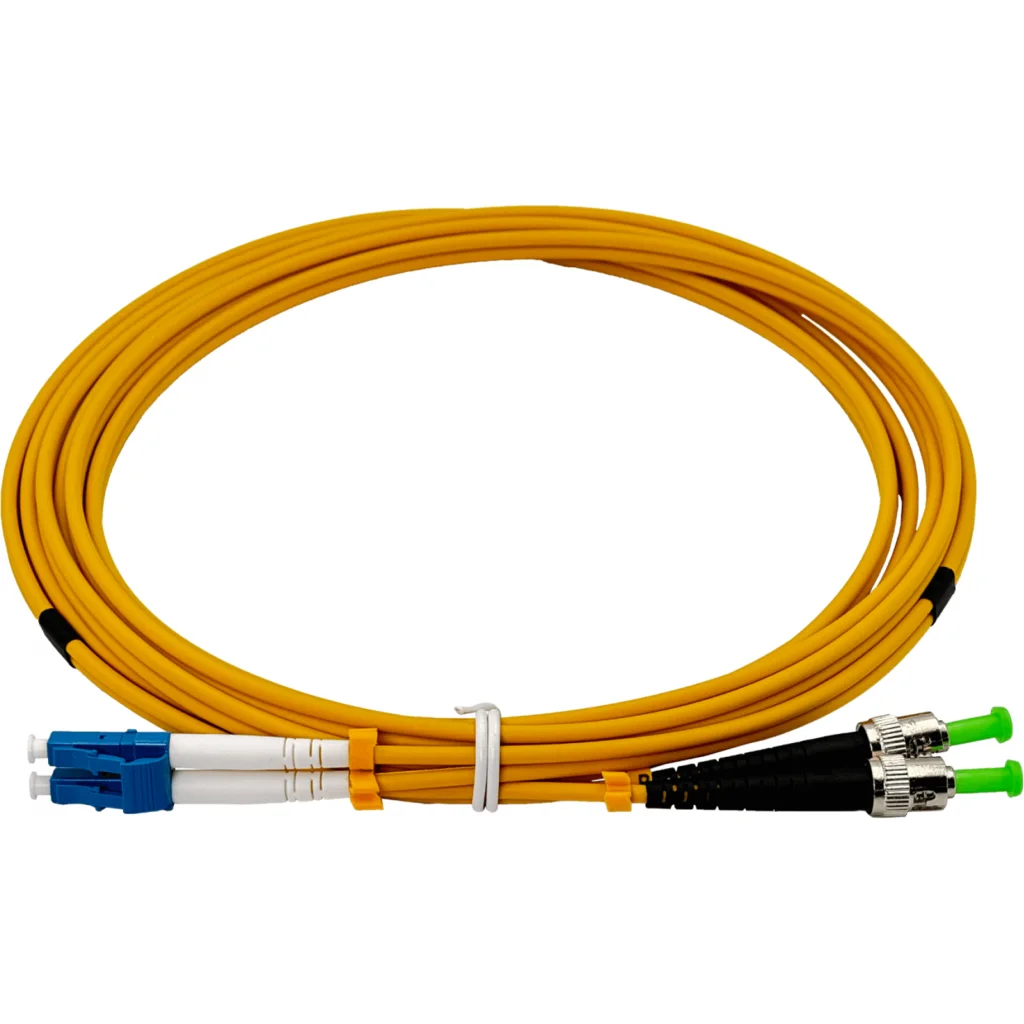 3mt LC/UPC-ST/APC MonoModo SM Duplex Jumper Cable Fibra 9/125um 3mm
