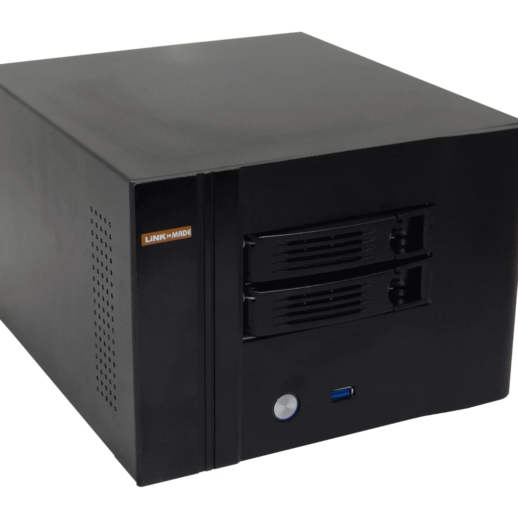 Imagen 3 de LINKMADE 2-HD-3.5-HOTSWAP 1-PCI 1-USB3 DESKTOP MINI-ITX REQ/FATX-1U