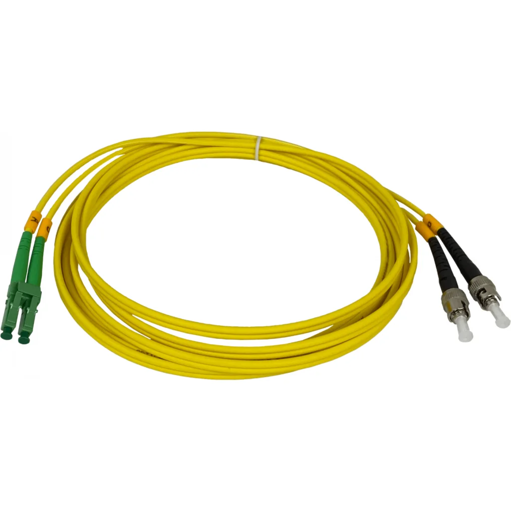 Imagen 1 de 3mt SM LC/APC-ST/UPC MonoModo SM Duplex Jumper Cable Fibra 3.0mm 9/125