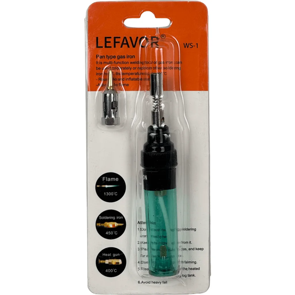 Imagen 2 de Cautin a gas Butano-8ml 1300oC mini-soplete
