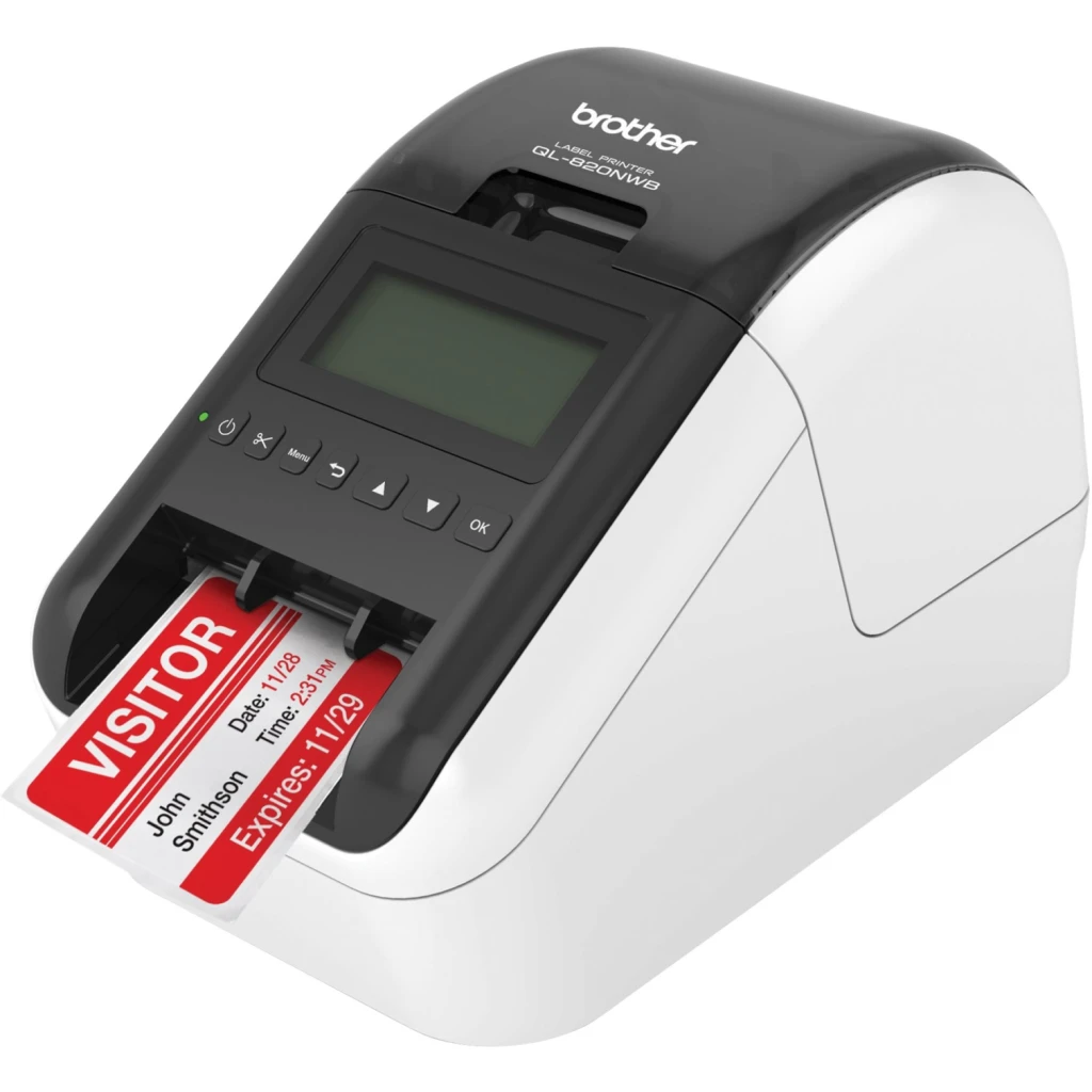 Imagen 1 de Impresora de Etiquetas Brother QL-820NWB Térmica Directa Color WiFi LAN BT USB 