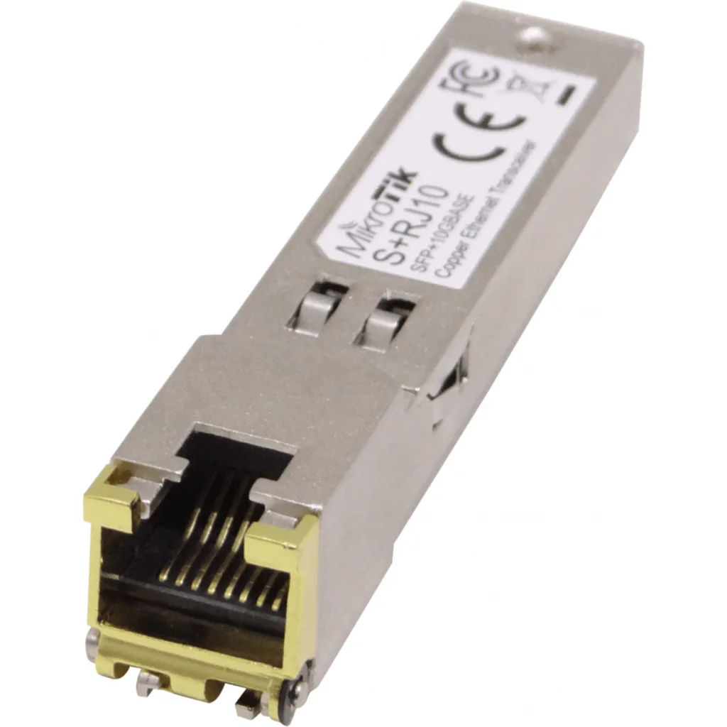 MIKROTIK SFP+10GBASE Cobre Modulo 10/100/1000/2500/5000/10000 RJ45