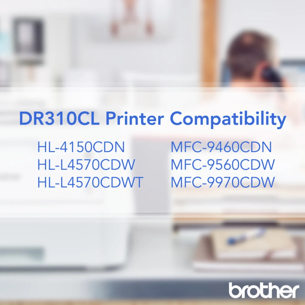Imagen 1 de Brother DRUM DR-310cl p/HL-4570CDW 25000p        