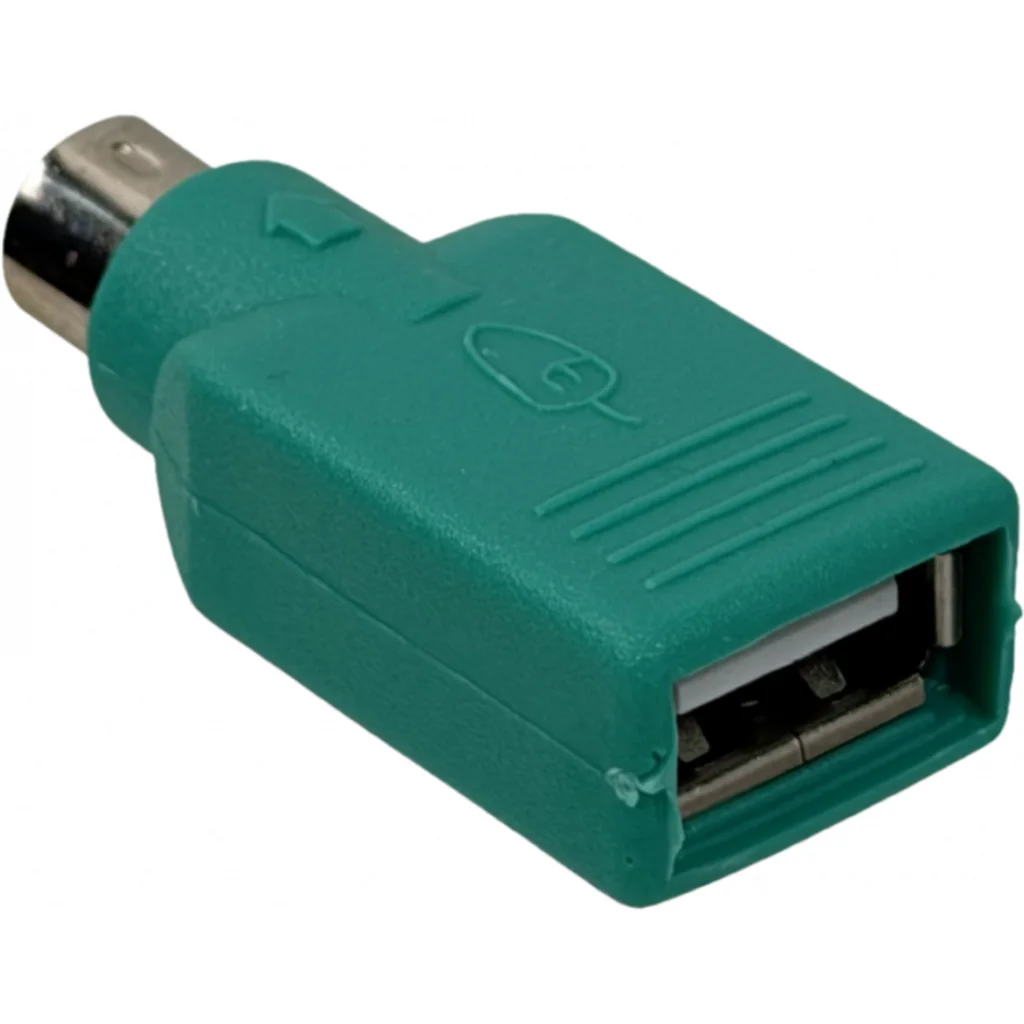 Adaptador 1-USB-A-H a 1-PS2-M Teclado/Mouse USB-PS/2
