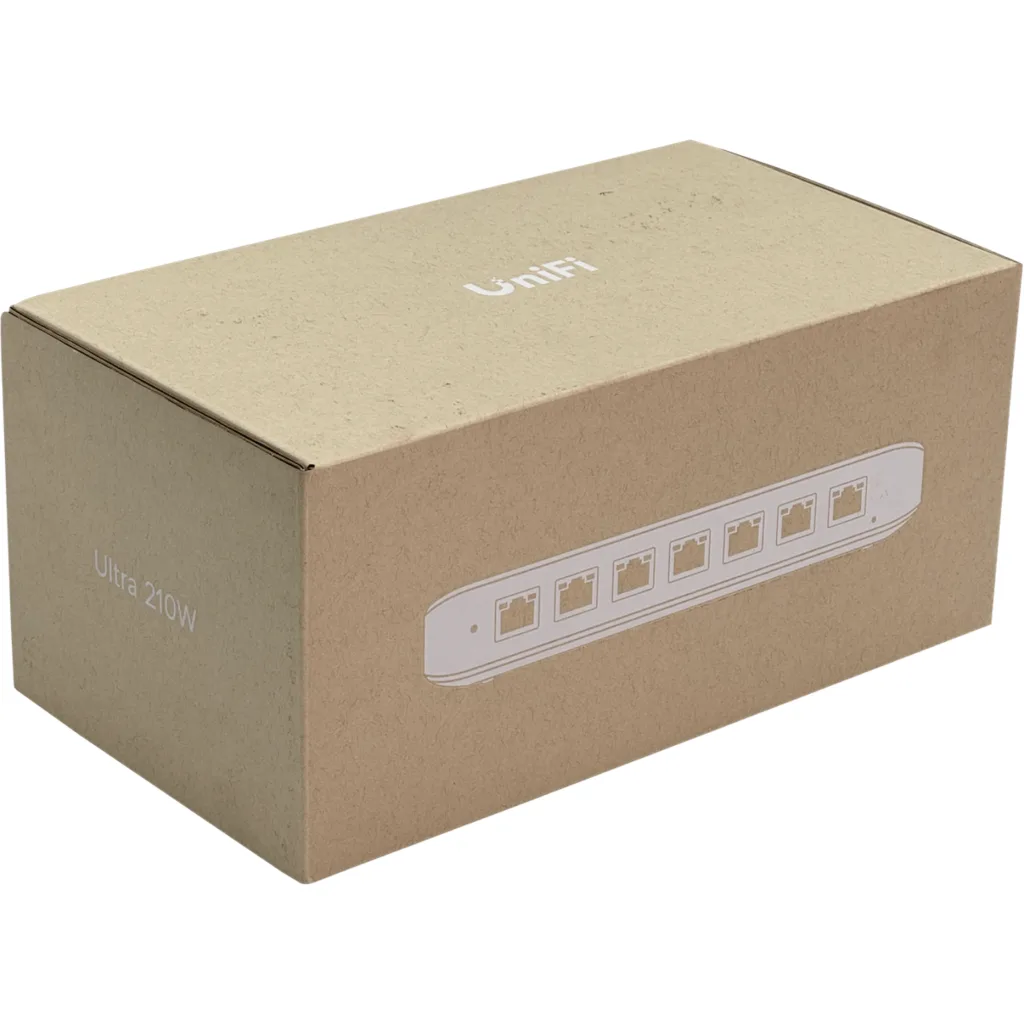 Imagen 1 de Ubiquiti Unifi Switch Ultra 210W A compact Layer 2 8-port GbE PoE switch with ve