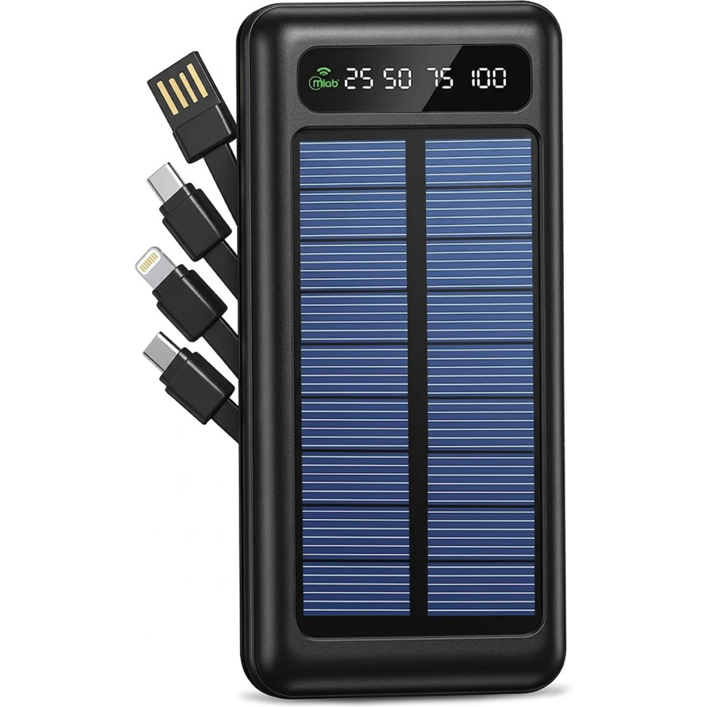 MLAB POWERBANK RAPIDO SOLAR  10.000mAh / 22.5W  CARGADOR PORTATIL SUN CHARGER