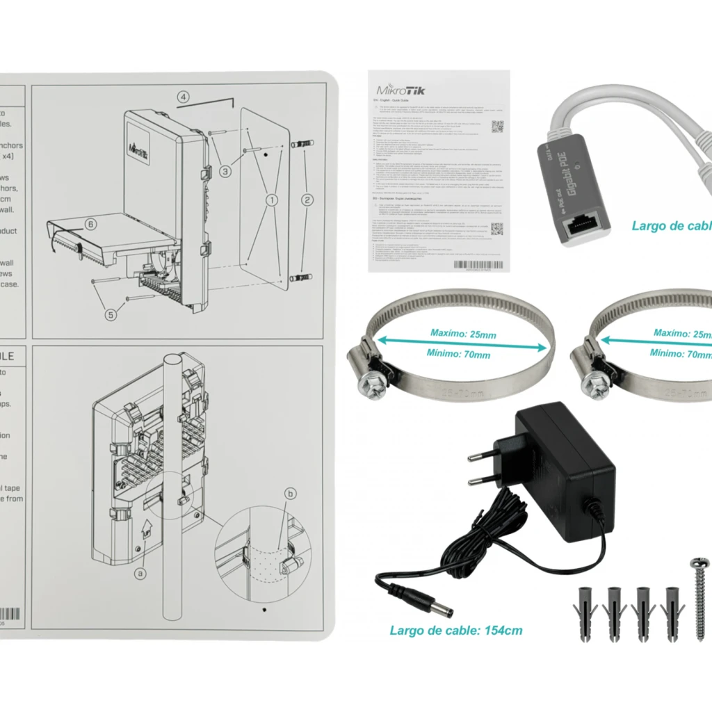 MIKROTIK 5-SFP 1-1000 4-SFP+10G L5 inc-48V Switch CRS310-1G-5S-4S+OUT
