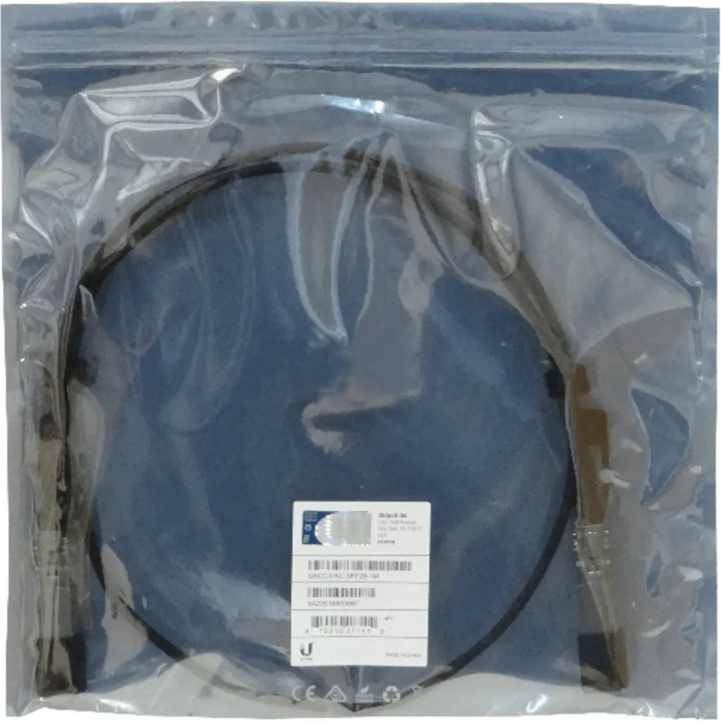 Imagen 2 de UBIQUITI 1mt SFP28-25Gbps Cable Directo Cobre UACC-DAC-SFP28-1M