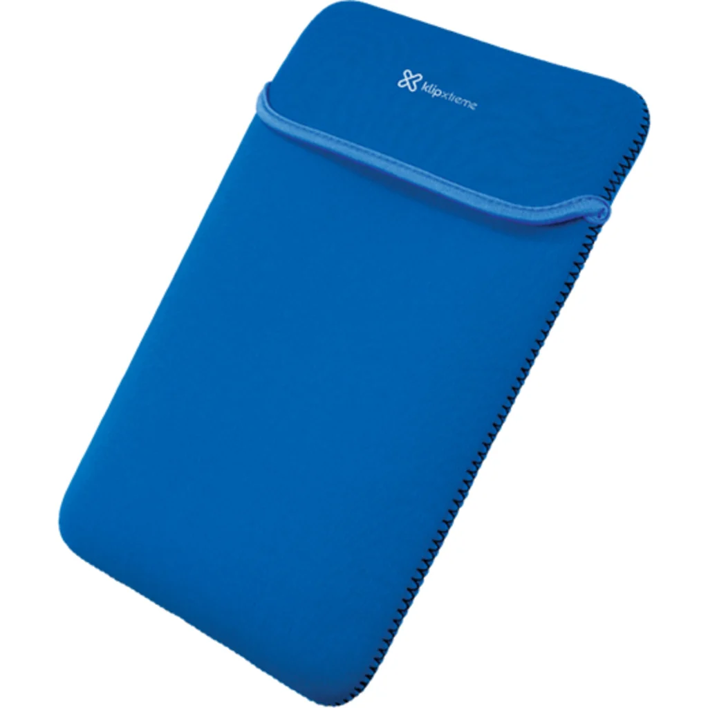 Funda KlipX KNS-415BL para Notebook hasta 15,6" reversible negro/azul neopren