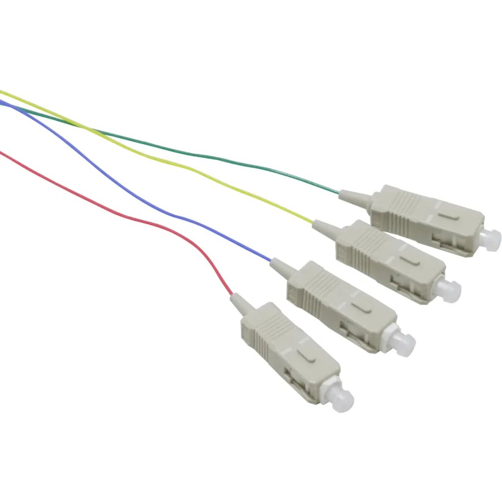 Imagen 1 de SC/UPC OM3 Multimodo 1,5mt 4-Unidades Pigtail 50/125um 0,9mm 150cm