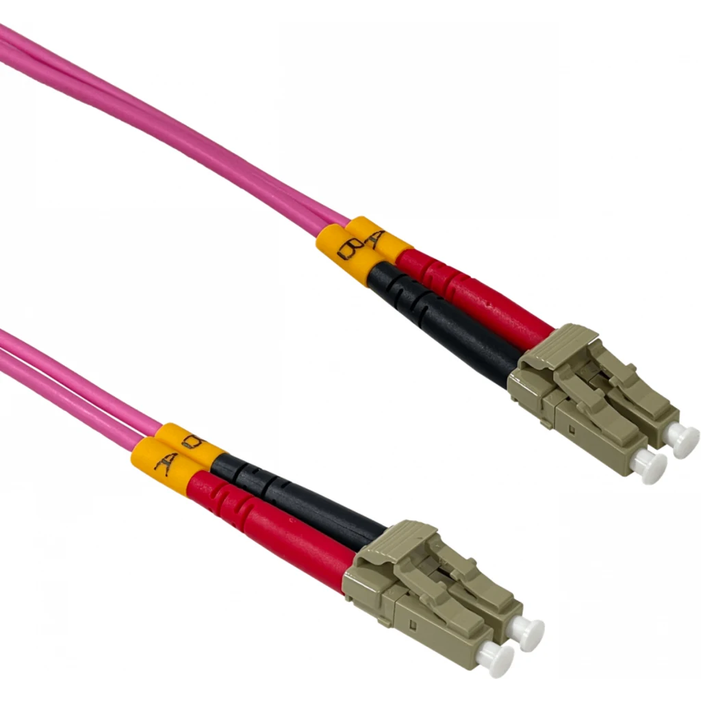 Imagen 2 de LSZH 200mt LC-LC OM4 MultiModo MM Duplex Jumper Fibra 50/125um 3mm