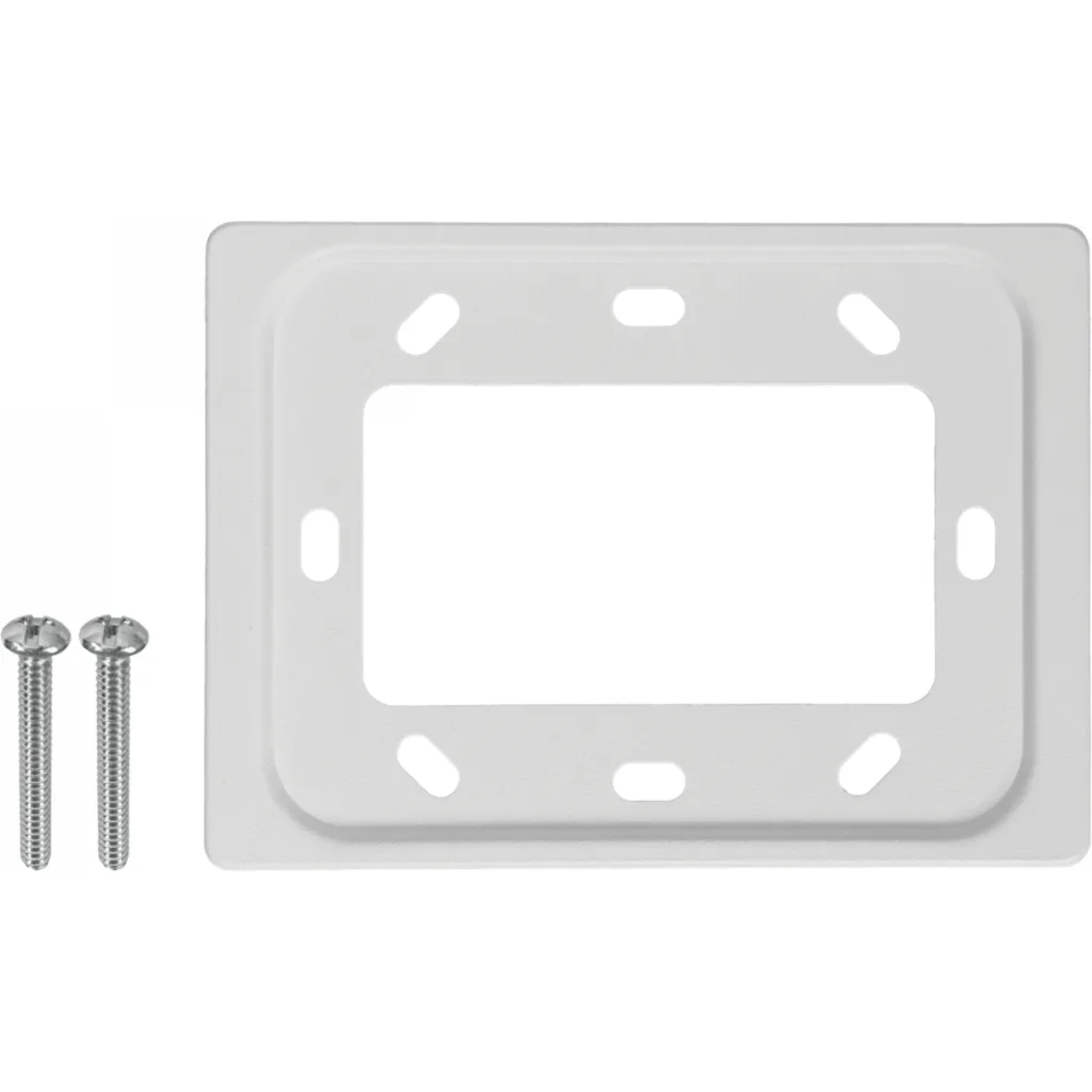 UI 1-unidad Blanco 1-Keystone Horizontal Faceplate Pintable 118x88mm