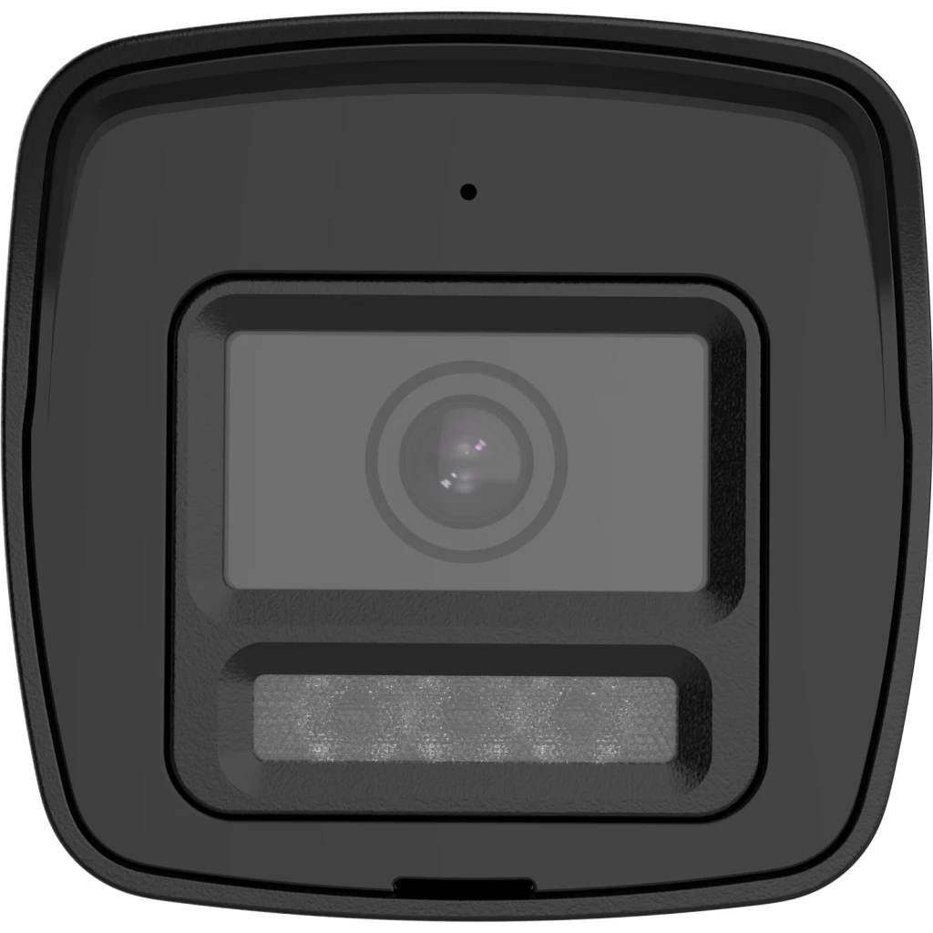 Imagen 2 de Cámara Bullet Hikvision fija de 2 MP con audio bidireccional y sirena.
